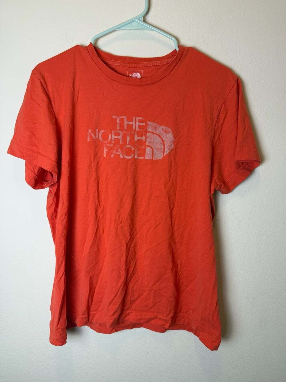 The North Face A5 Series Logo Graphic Mens T-Shirt Orange Medium
